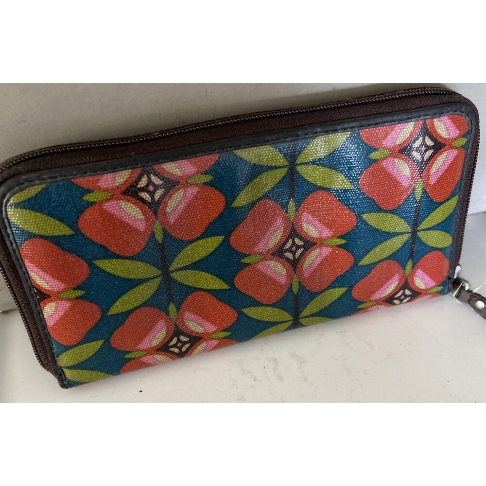 Fossil multi-Color Key-Per Wallet Clutch Key-Per - Picture 2 of 10